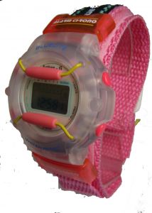 Best Time -Digital-Bluelite-pink-Klettband